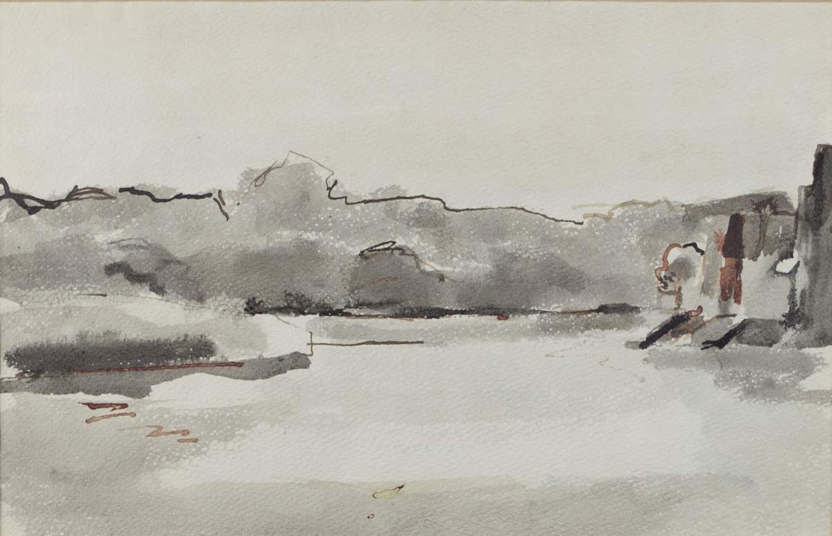 Landscape Sketch by Unknown 