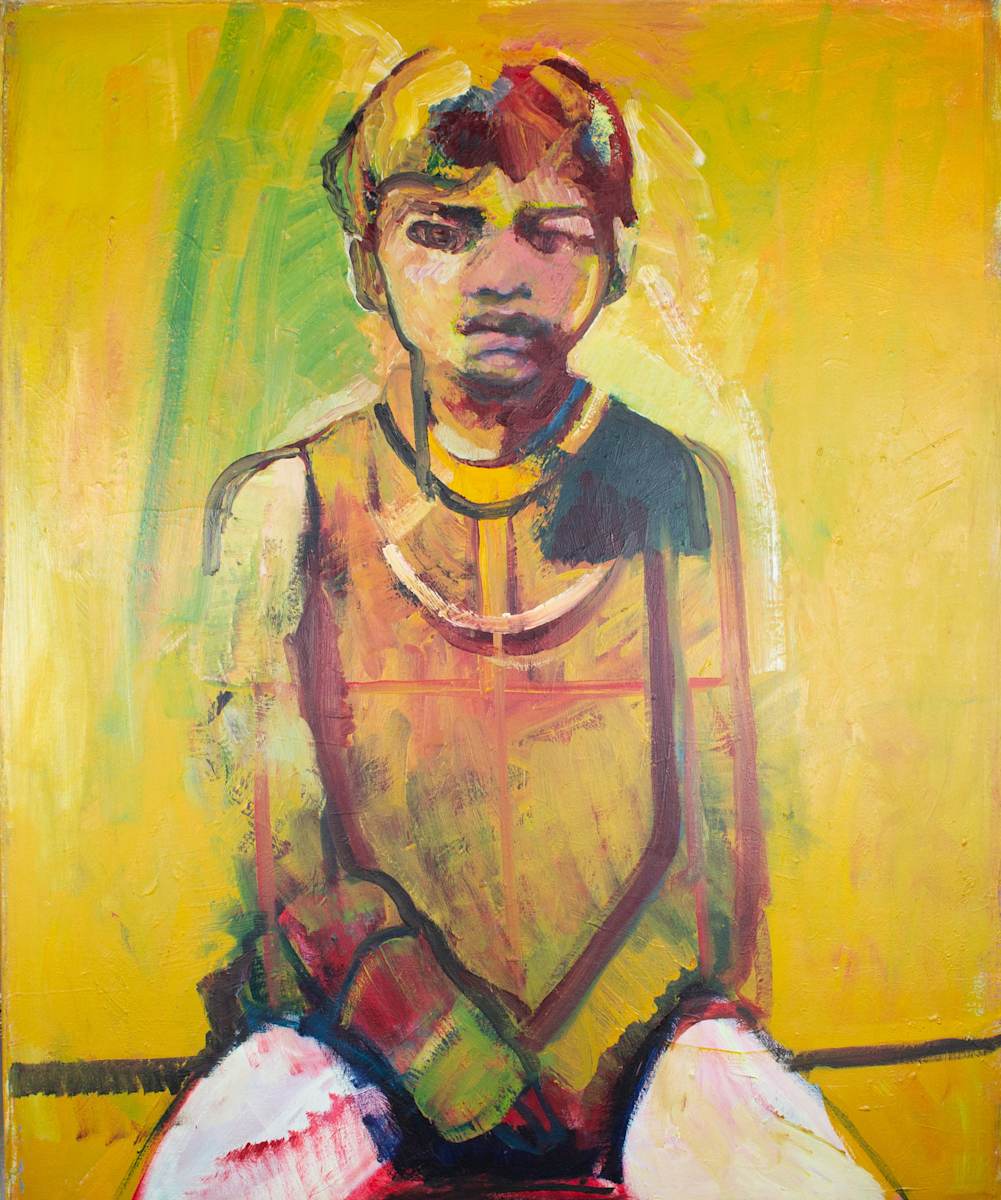 Mexican Boy, 1989 by Katherine Stiles Cogan 