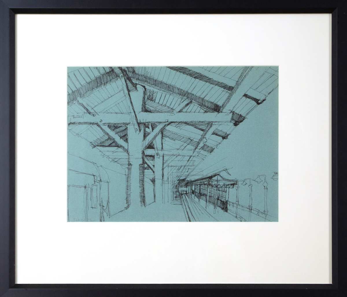 Railroad Station by Ellen Samberg 