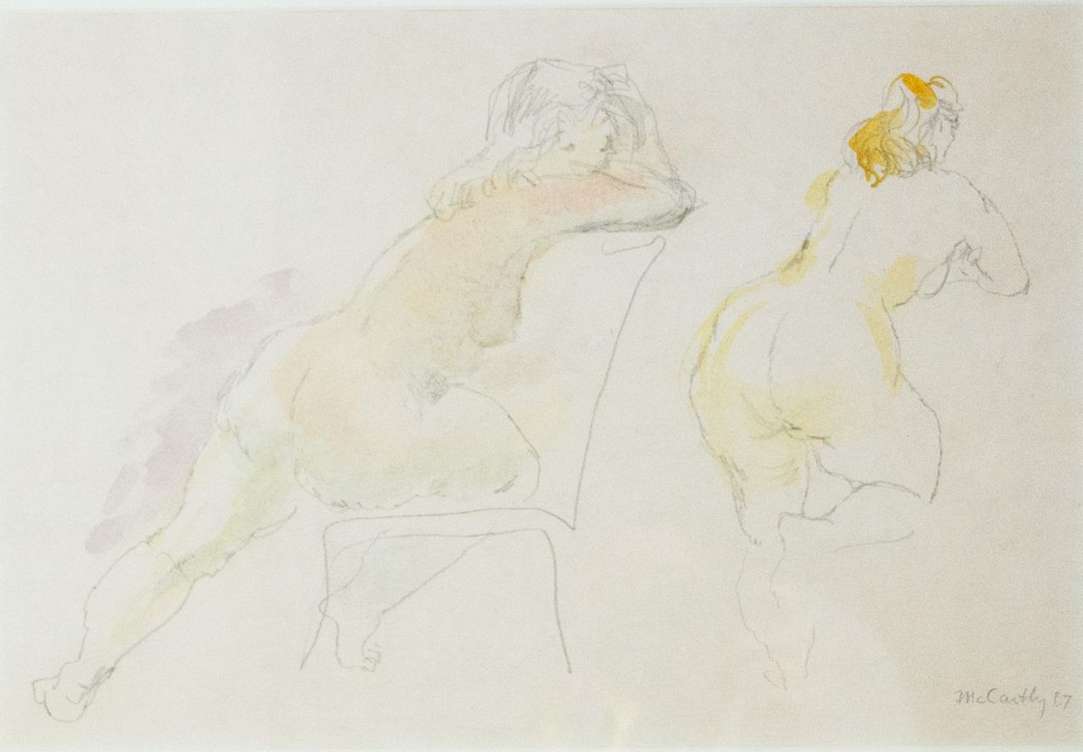 Two Female Figures by Francis C. McCarthy 