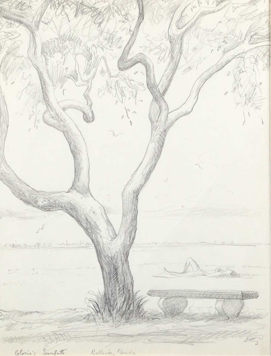 Gloria's Sunbath by Emlen Etting 