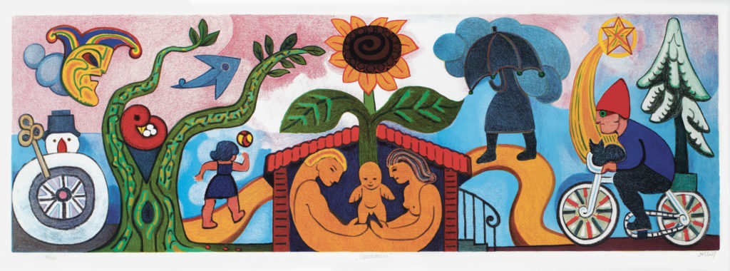 Årstiderne (The Seasons) by Henry Heerup 