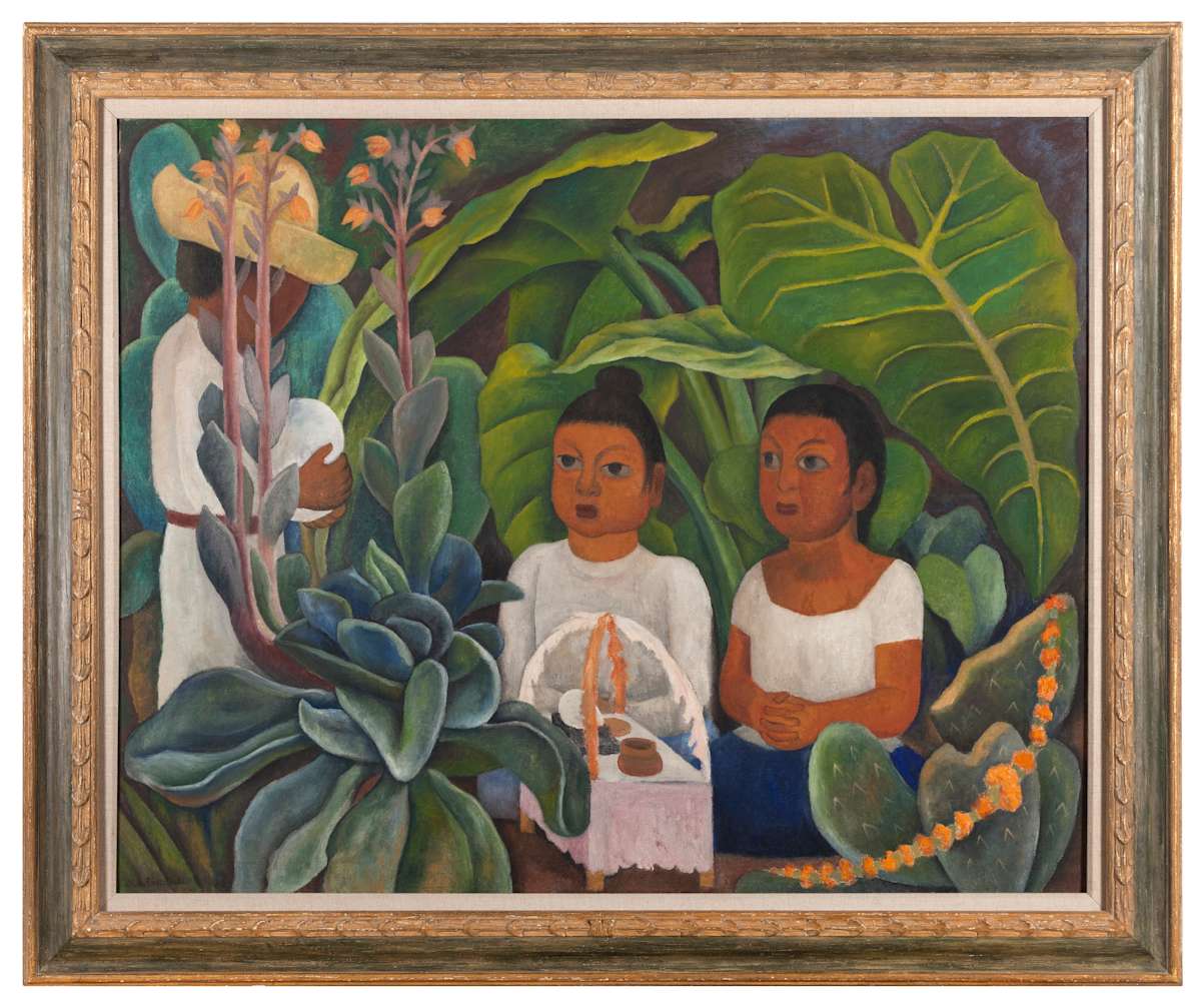 Nina Con Flores, by Diego Rivera 