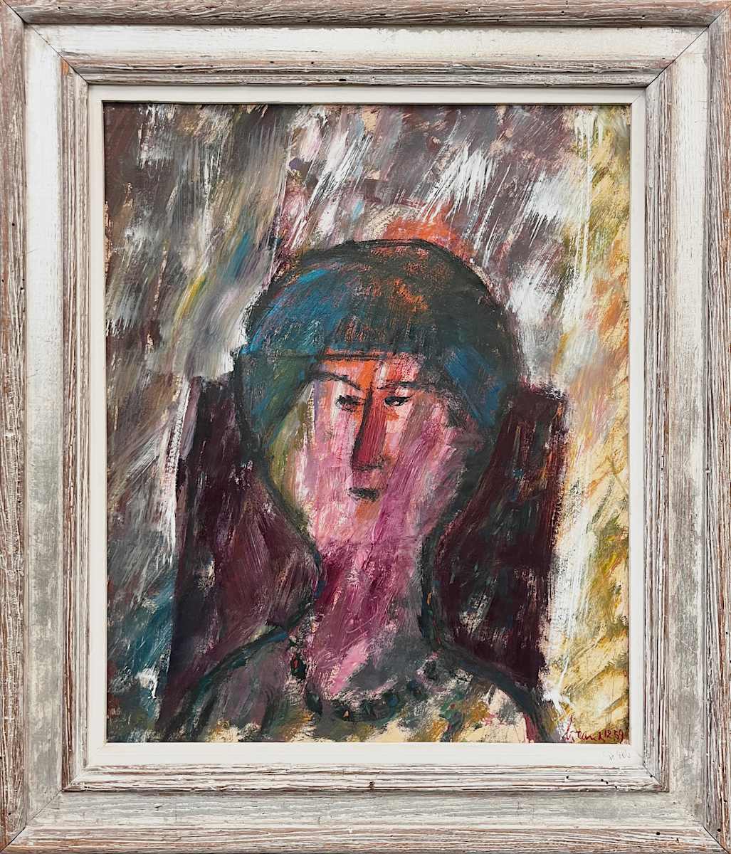 Portrait son en Dame (Portrait of a Lady) by Eugène Brands 