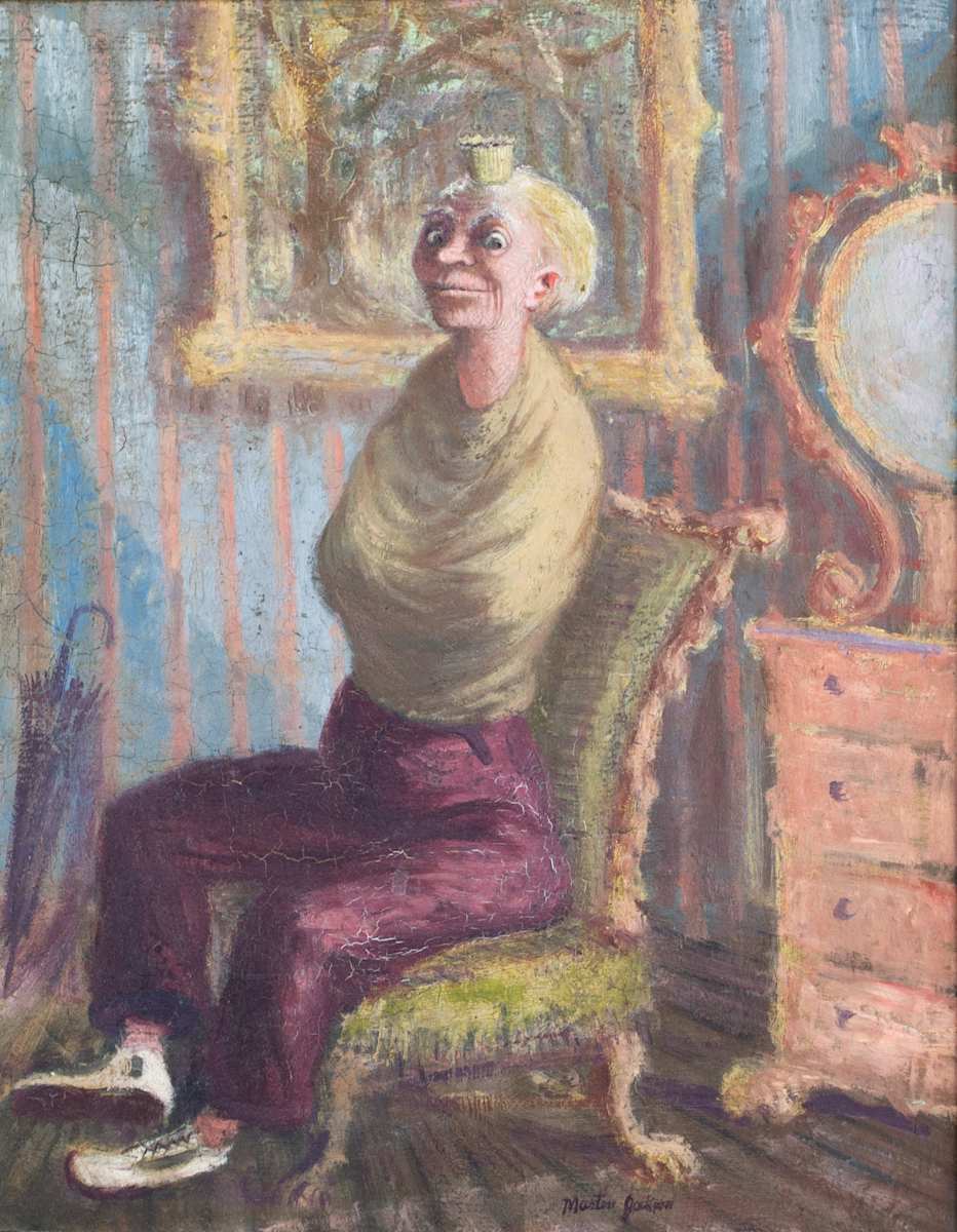 Seated Woman by Martin Jackson 