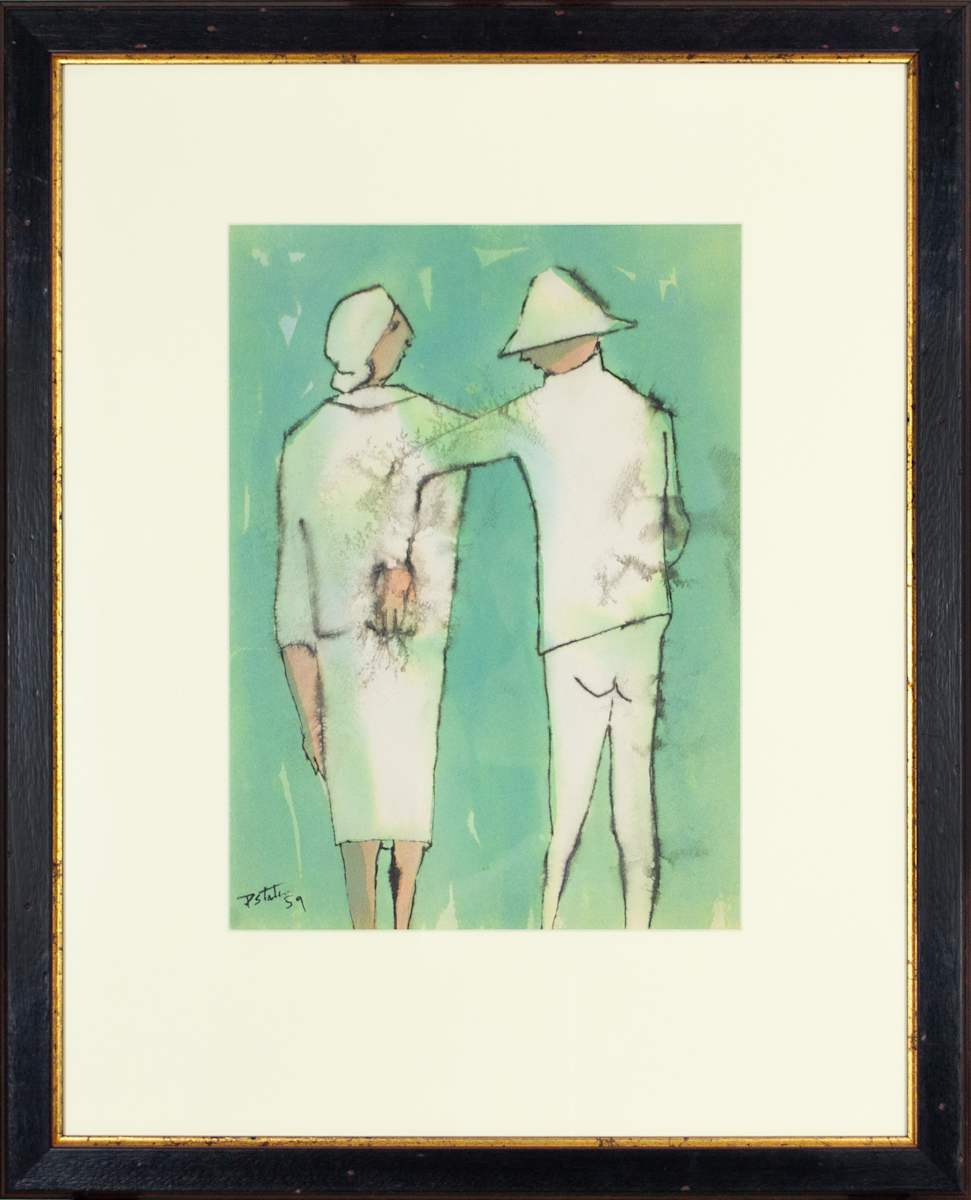 Two Figures by Douglas Staten 