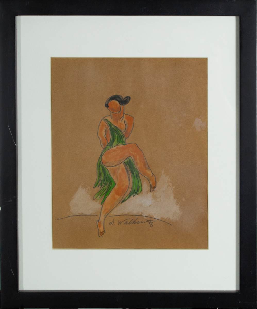Isadora Duncan (2/2) by Abraham Walkowitz, Image 1.