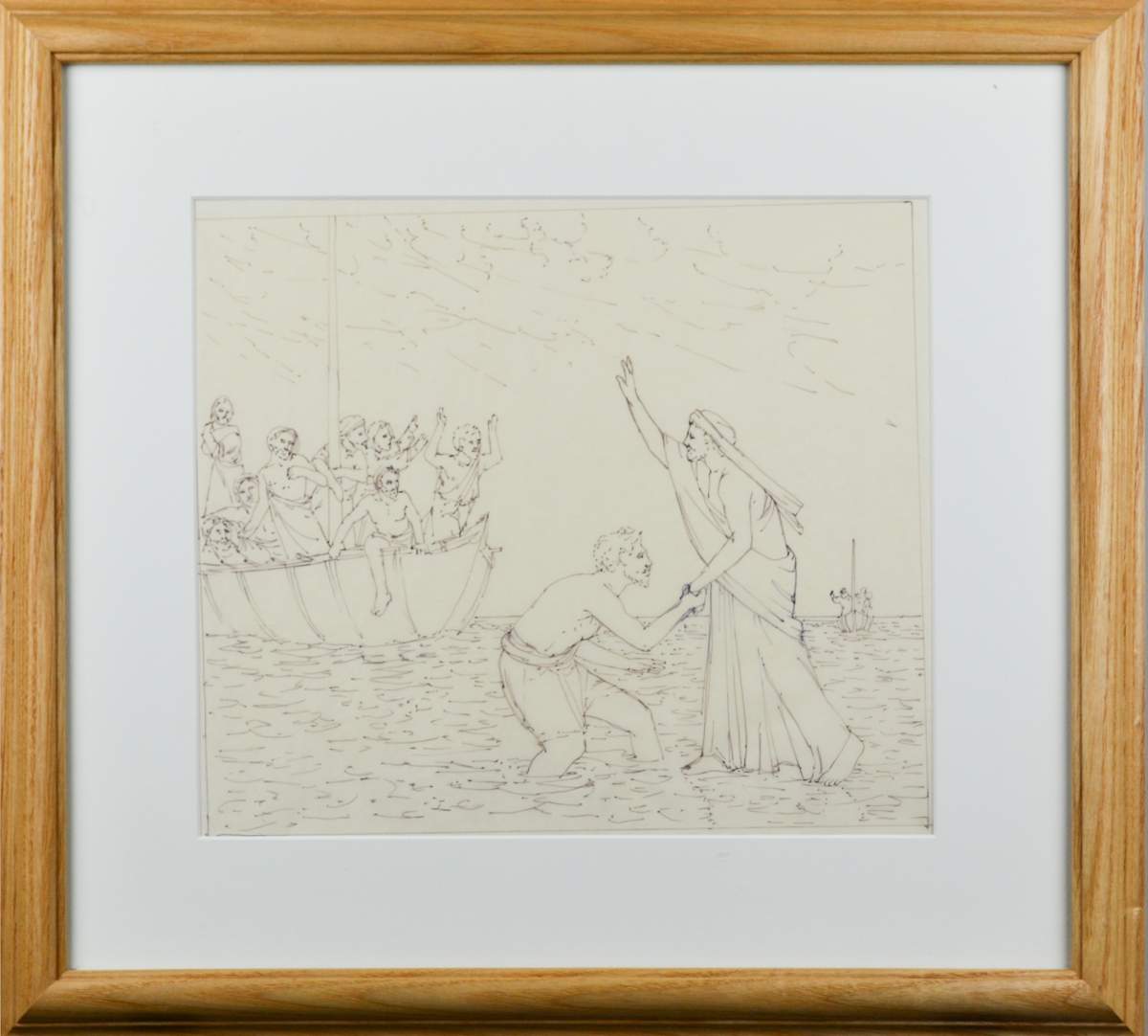 Christ Walking On Water by Anthony Visco 