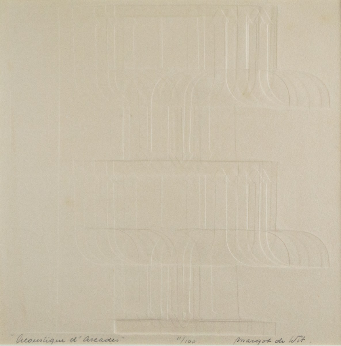 Acoustique D'Arcades by Margot De Wit 