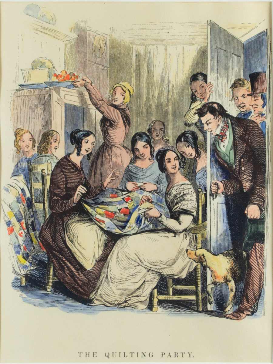 The Quilting Party by William Croome, Image 2.