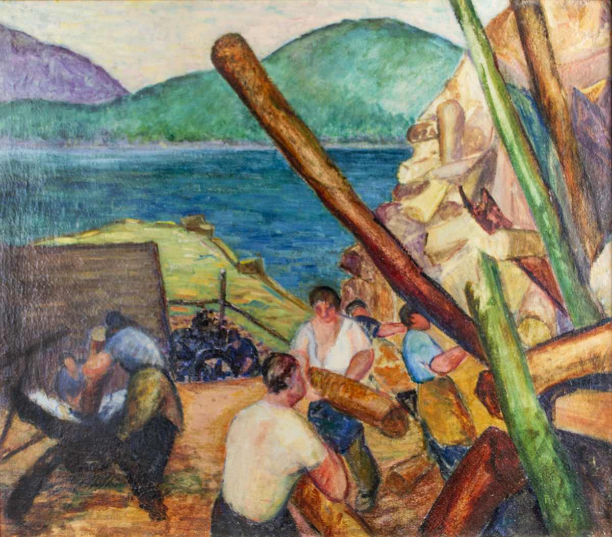 The Loggers by Hortense T. Ferne, Image 1.