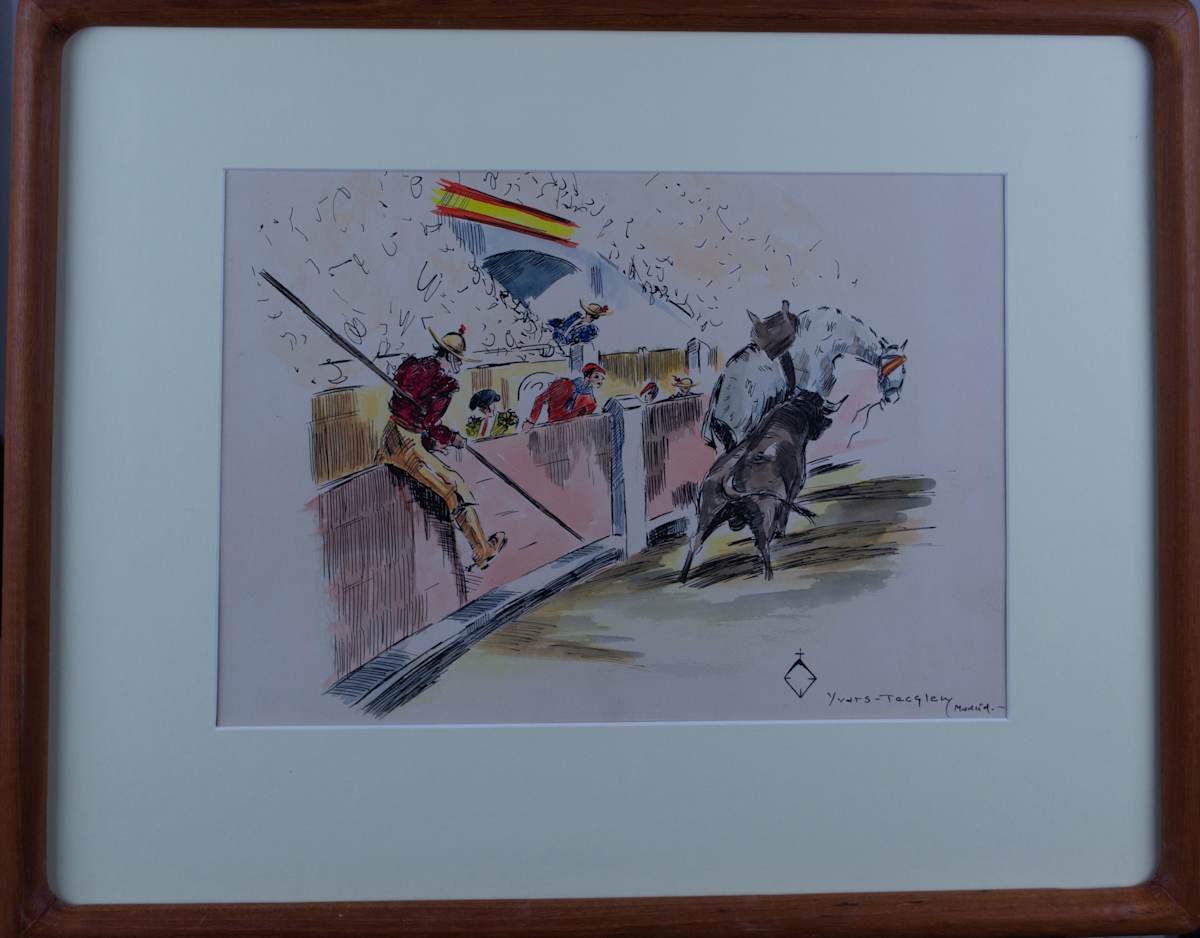 Untitled (Bullfight) by Yvars-Tecglen 
