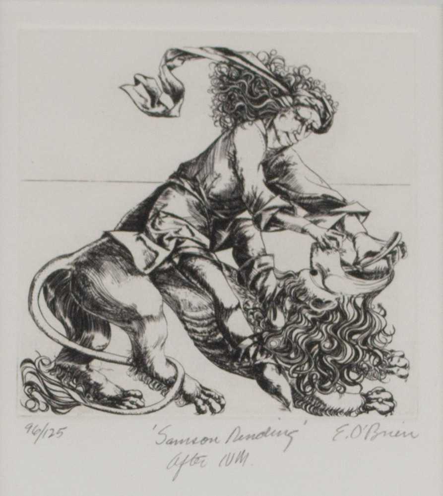 Samson Rending by E. O'Brien 