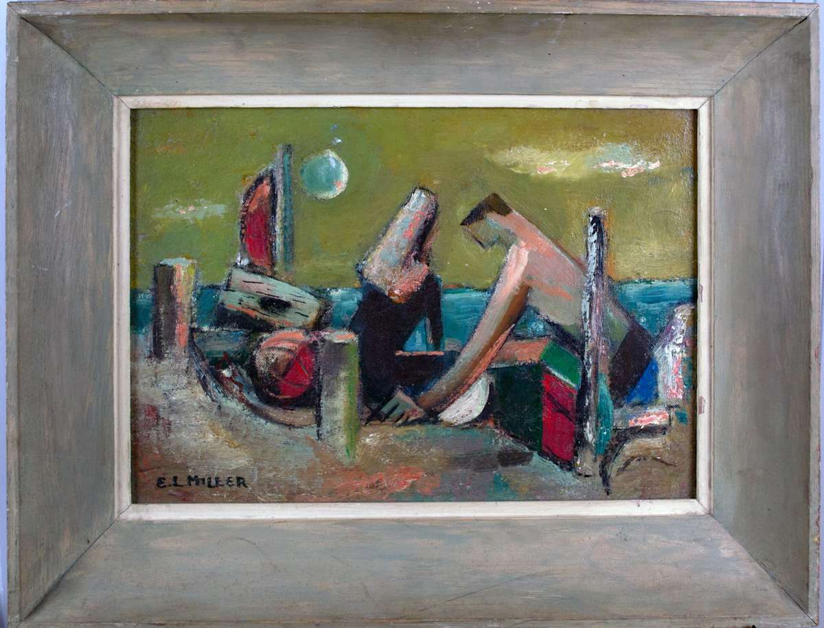 Beach Picnic by Elizabeth Langsdorf Miller 
