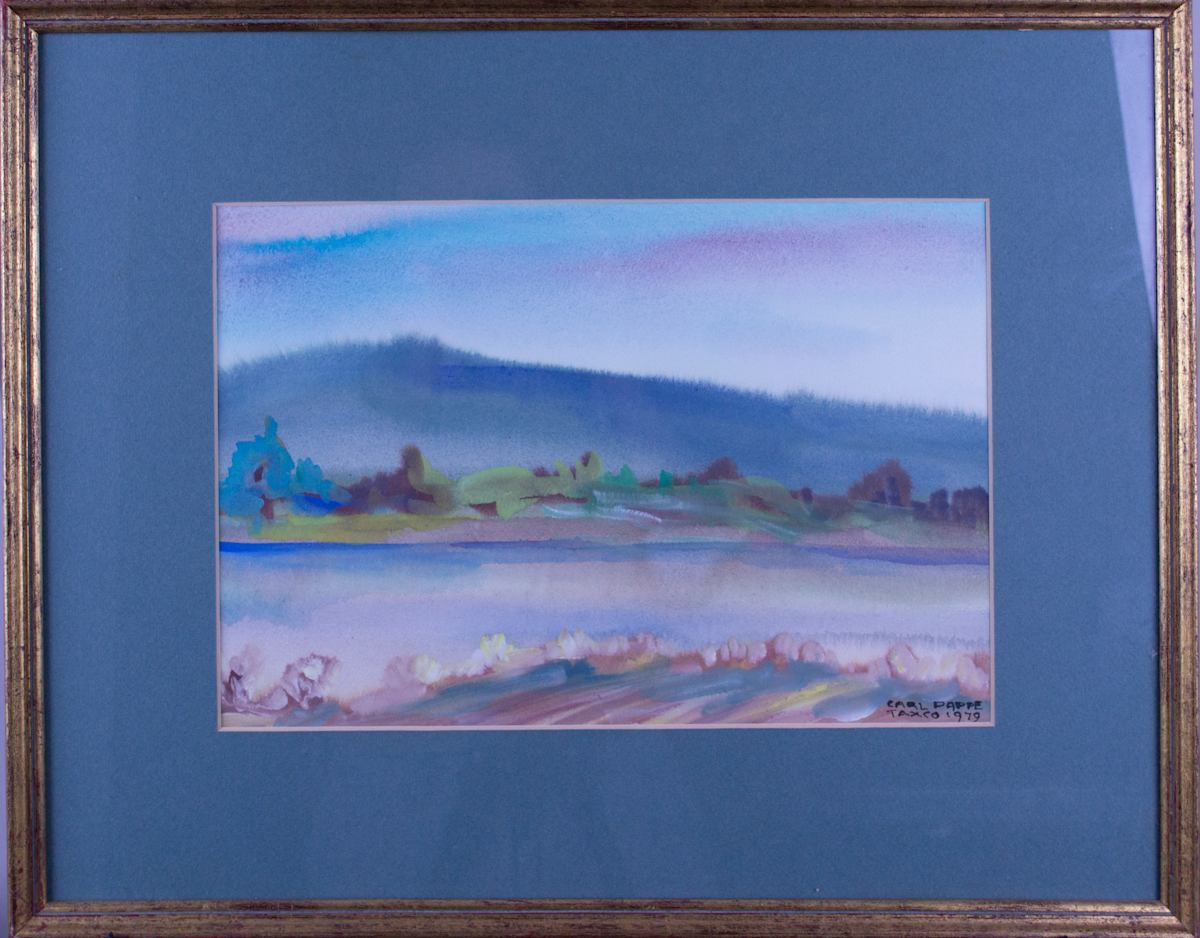 Taxco Landscape by Carl Pappe 