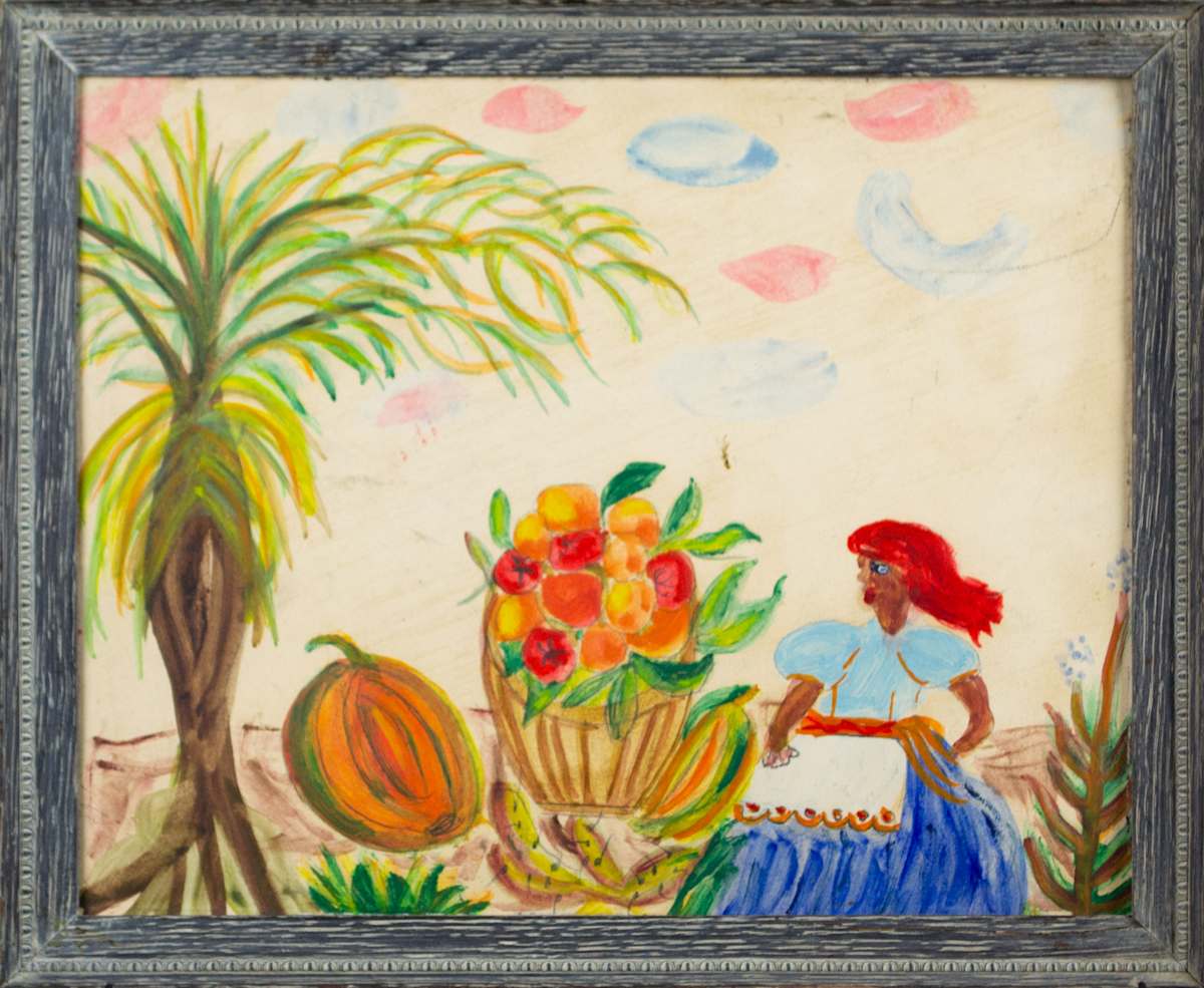 Mexican Scene by Dora Bortin 