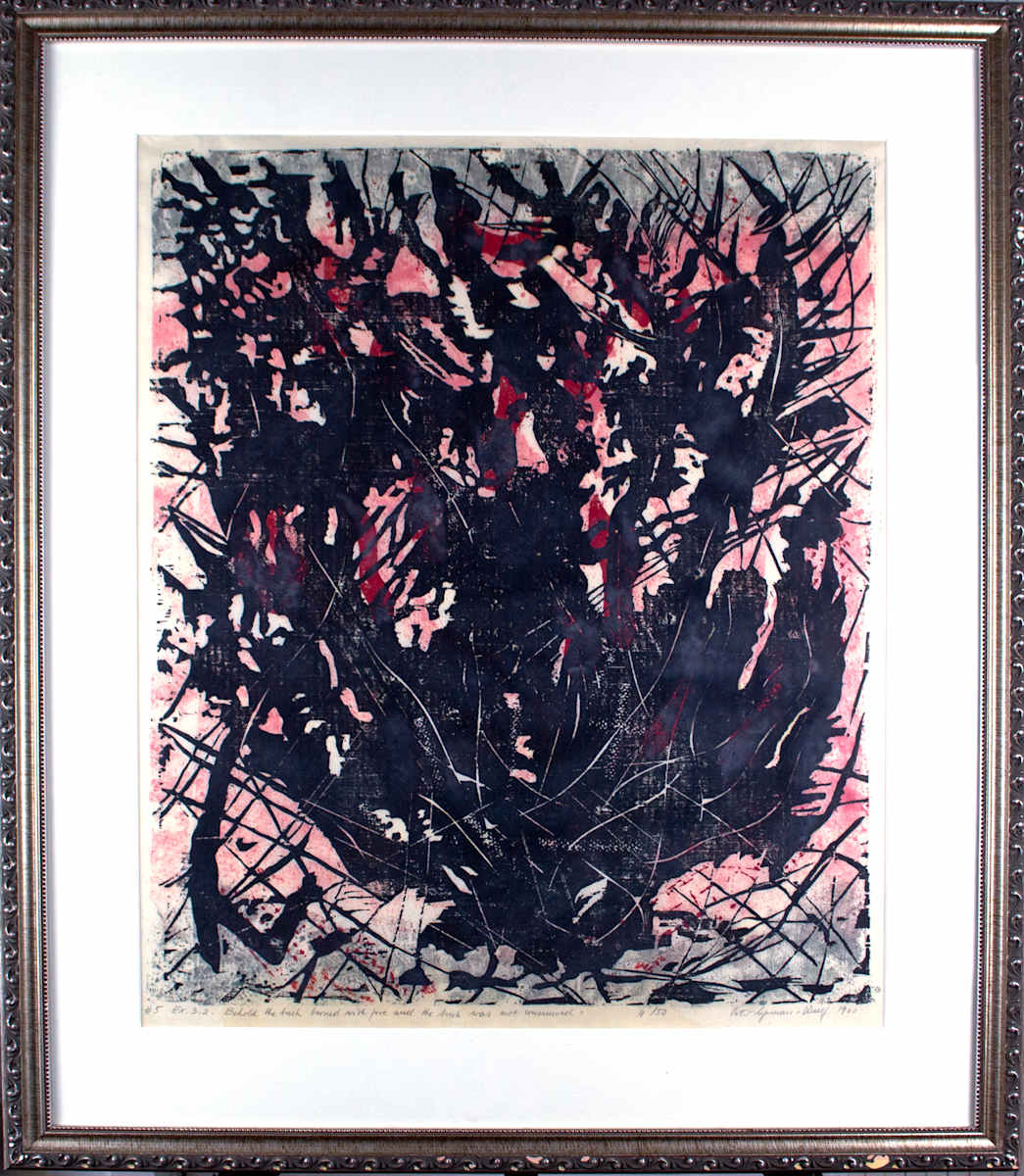 Behold The Bush Burned With Fire And The Bush Was Not Consumed by Peter Lipman-Wulf 