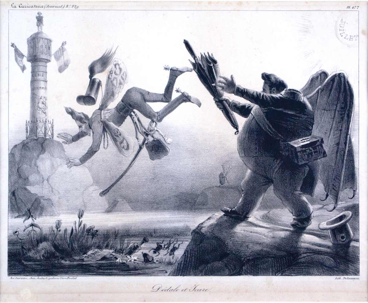 Dédale et Icaire by Eugene Delacroix 