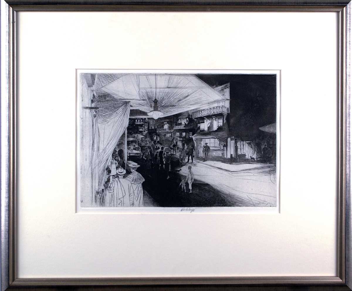 Night In Chinatown, Plate B by John Winkler 