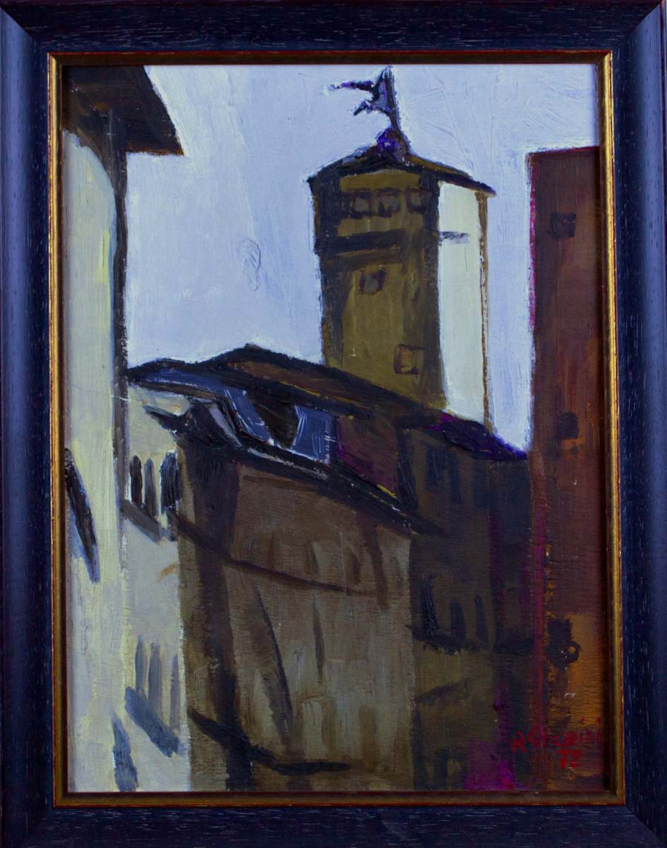 Rooftop Of Grazzini's Studio, Florence by Renzo Grazzini 