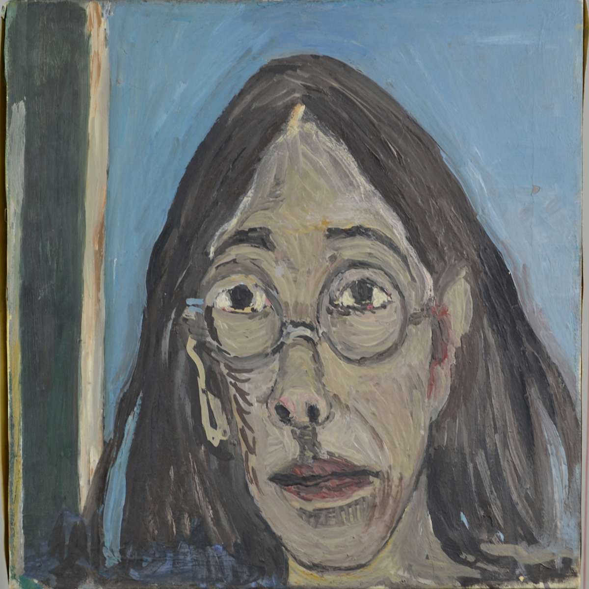 Portrait Of A Woman With Eye Glasses by Anonymous 