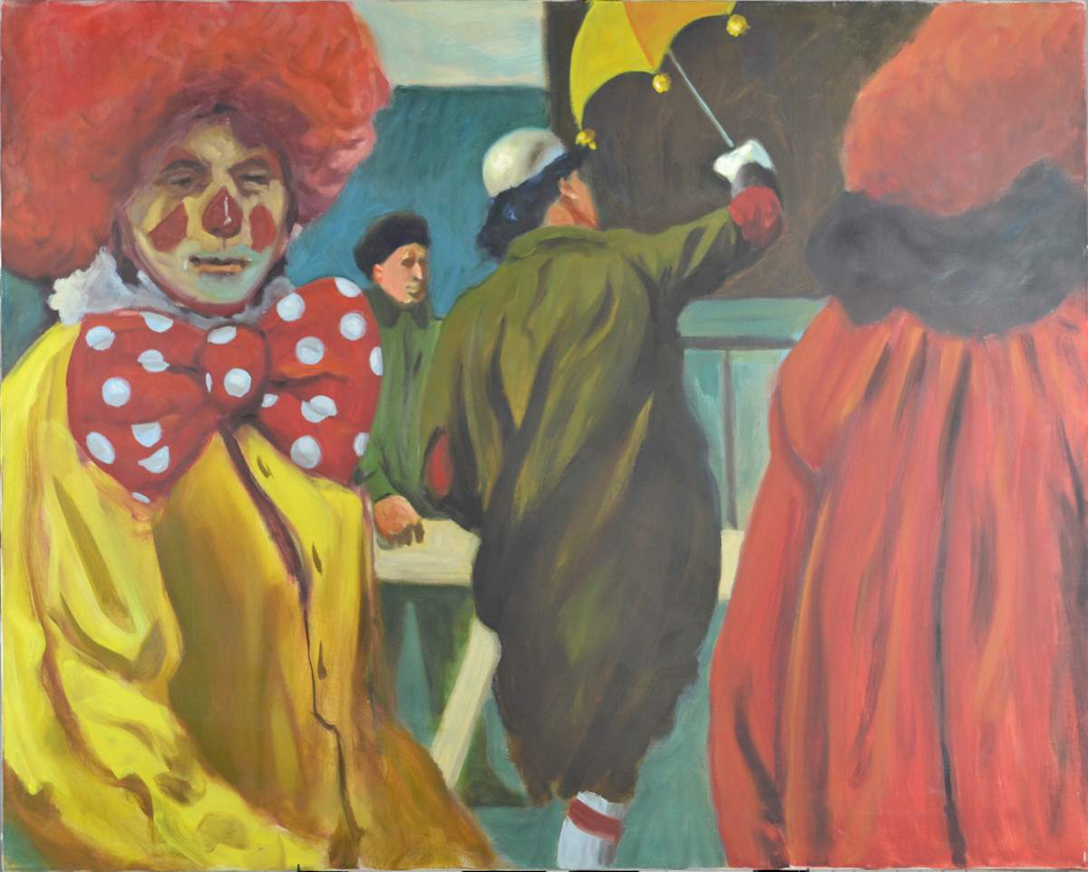 Four Mummer's Parade Figures by John Napoliello 