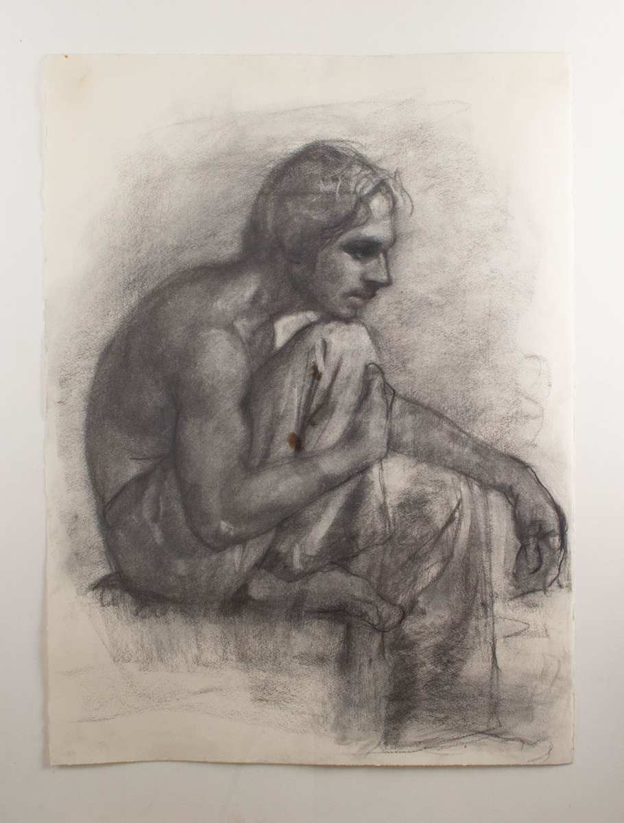 Figure In Thought by Mary E. Harju 