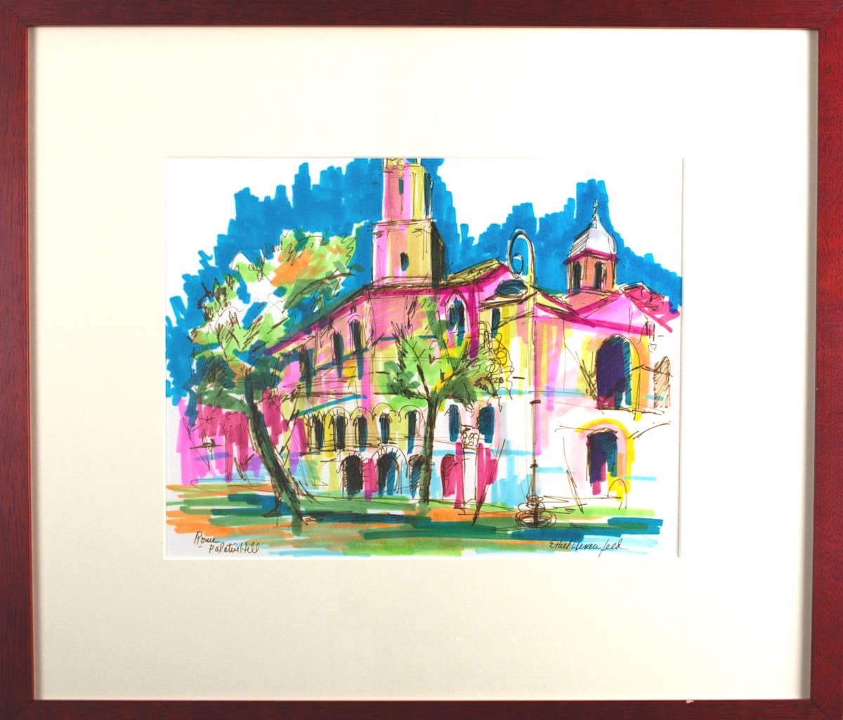 Rome, Palantine Hill by Ethel Lunenfeld 