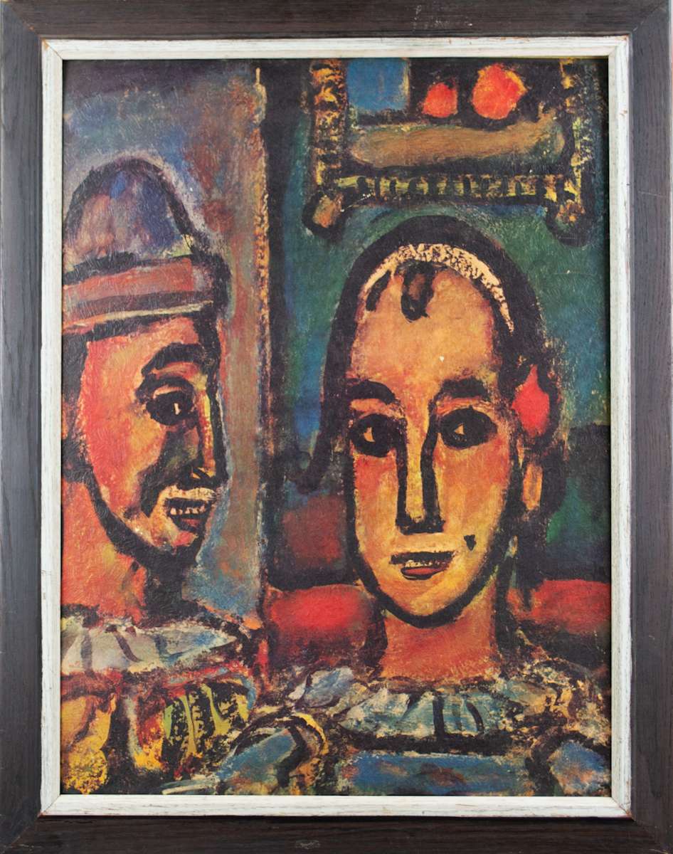 Head Of Two Clowns by Georges Roualt 