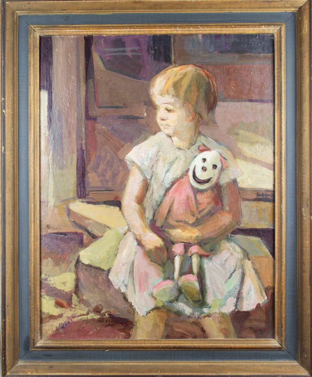Lyn With Rag Doll by Carl D. Laughlin, Jr., Image 2.
