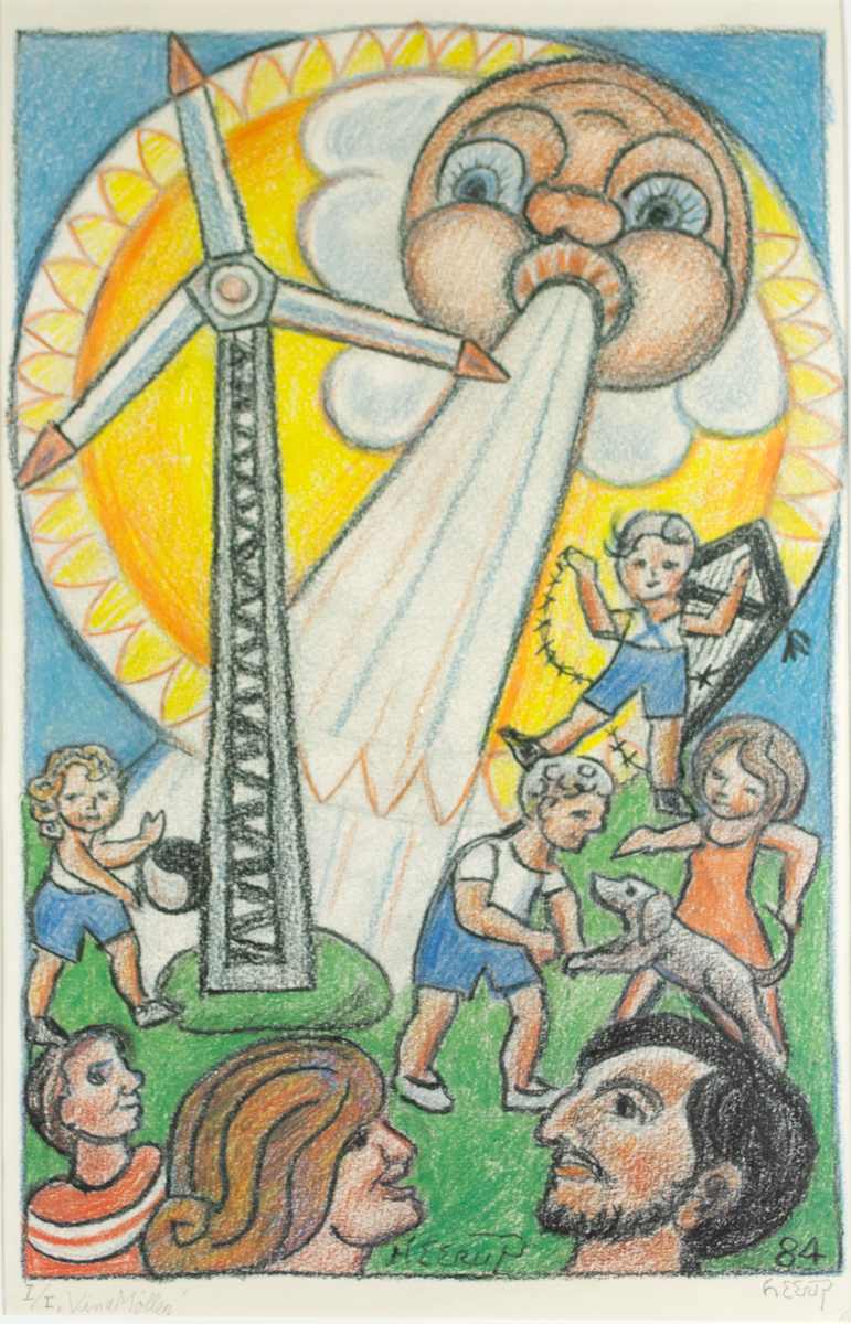 Vind møller (The Wind Turbines) by Henry Heerup 