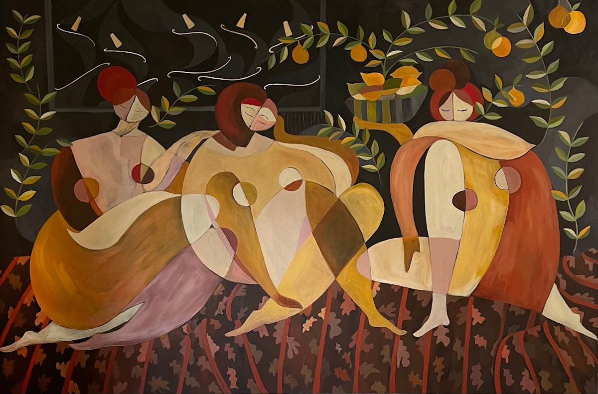 In Solitude: Women Watching Whirling Dervishes by Gizem Saka 