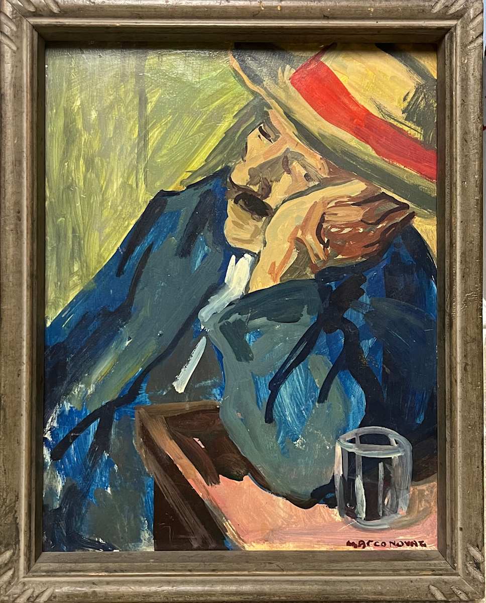Man Resting At A Table by Marco Novati, Image 2.