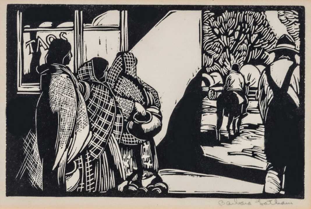 Taos Street Scene by Barbara Latham, Image 2.
