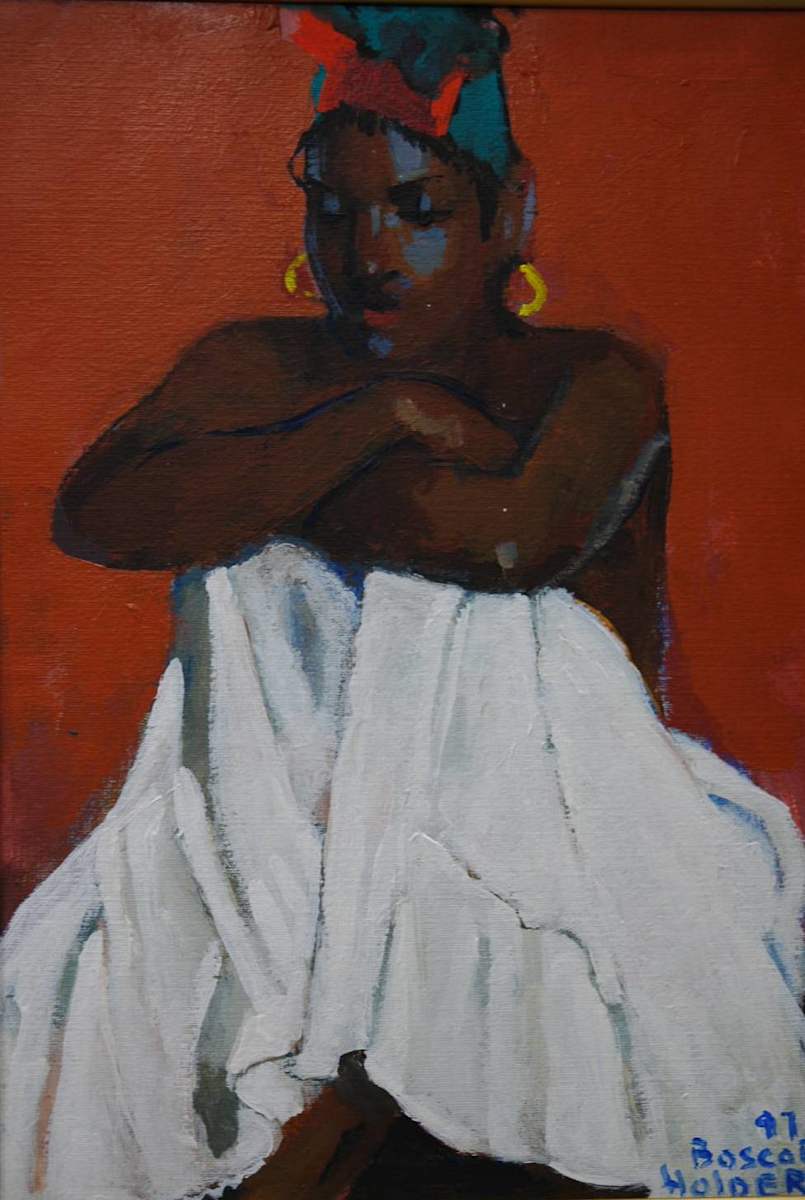 Girl In Petticoat by Boscoe Holder 