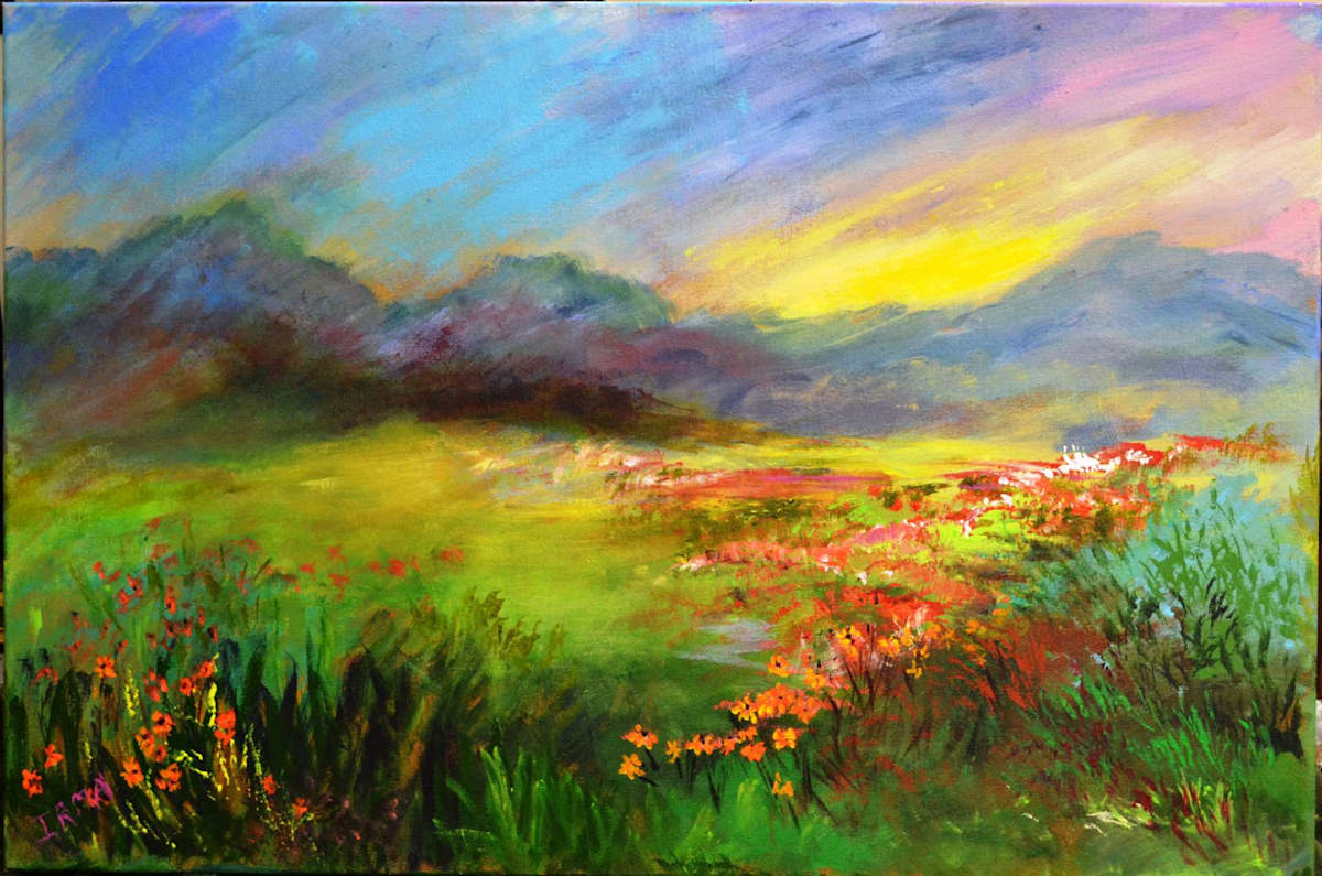 Town In a Distance by Irma Shapiro 