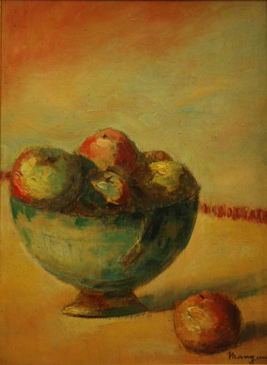 Still Life Of Fruit by Henri Charles Manguin 