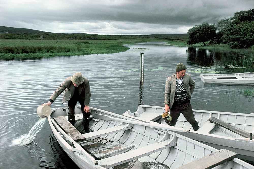 Two Ghillies, Lough Beltra, Galway by Alen MacWeeney 