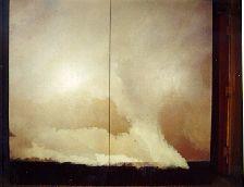 Grey Study (Sky Scene) Diptych by Jill A. Rupinski 