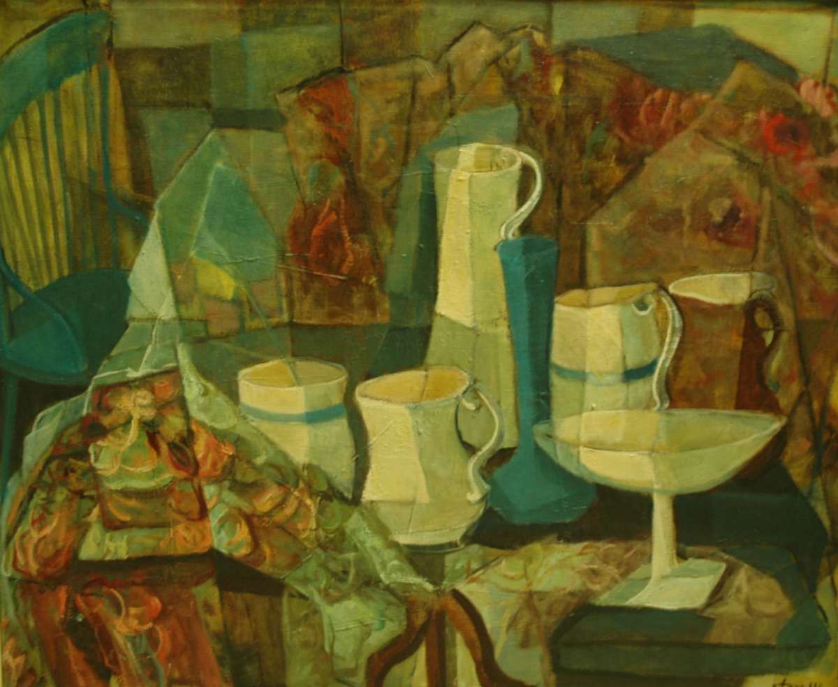 Arrangement With White Objects by Hugo Storelli 