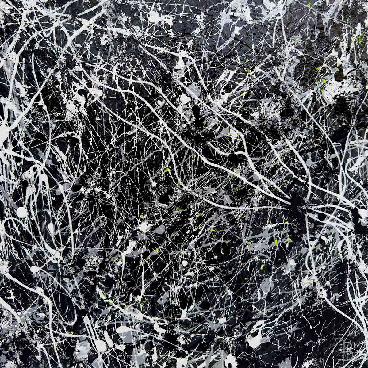 BLACKHAT by Bridget Bradley  Image: BLACKHAT - Original Abstract Expressionism Painting - © Bridget Bradley