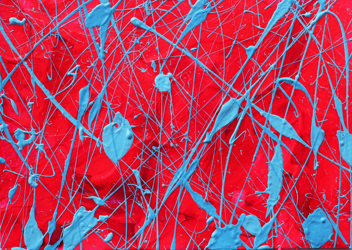 Clear Emotions by Bridget Bradley  Image: Clear Emotions - Abstract Expressionism - Art On paper - ©Bridget Bradley