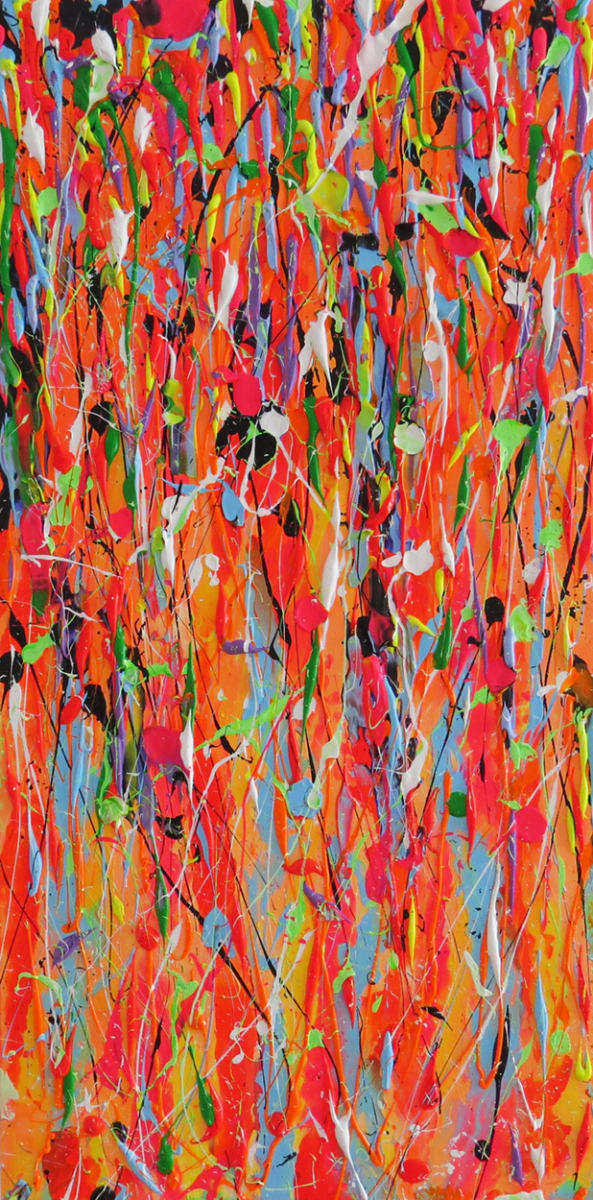 DRIPS III by Bridget Bradley  Image: Drips III - Abstract Expressionism Art - ©Bridget Bradley