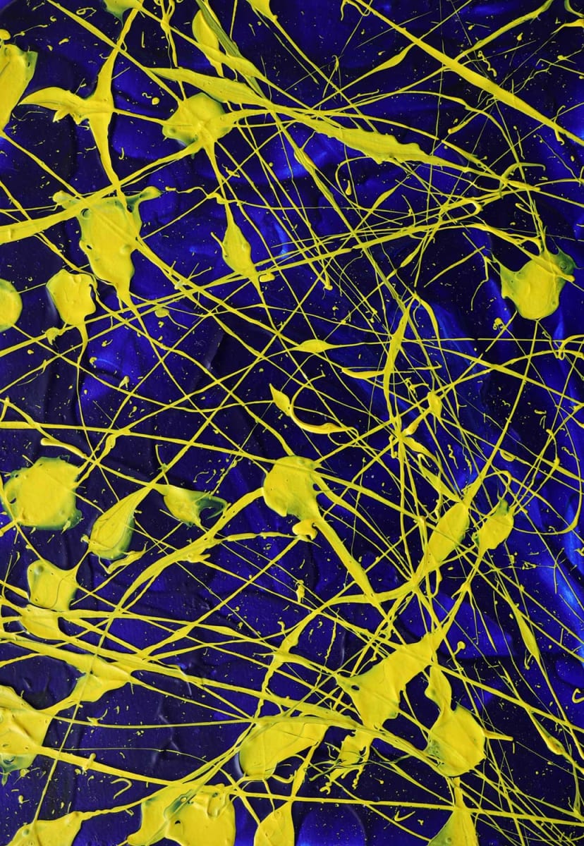 Electric by Bridget Bradley  Image: Electric - Original  Abstract Art on Paper - ©Bridget Bradley