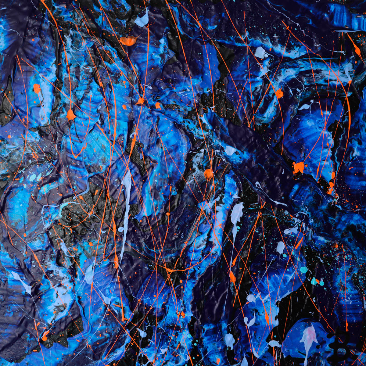 Enigma by Bridget Bradley  Image: 'Enigma' - Original Abstract expressionism Painting - Canvas - © Bridget Bradley