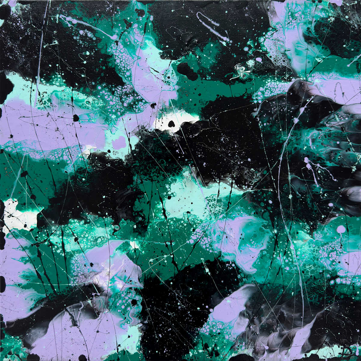 FOREST I by Bridget Bradley  Image: Forest I - Original Abstract Expressionism Painting - © Bridget Bradley