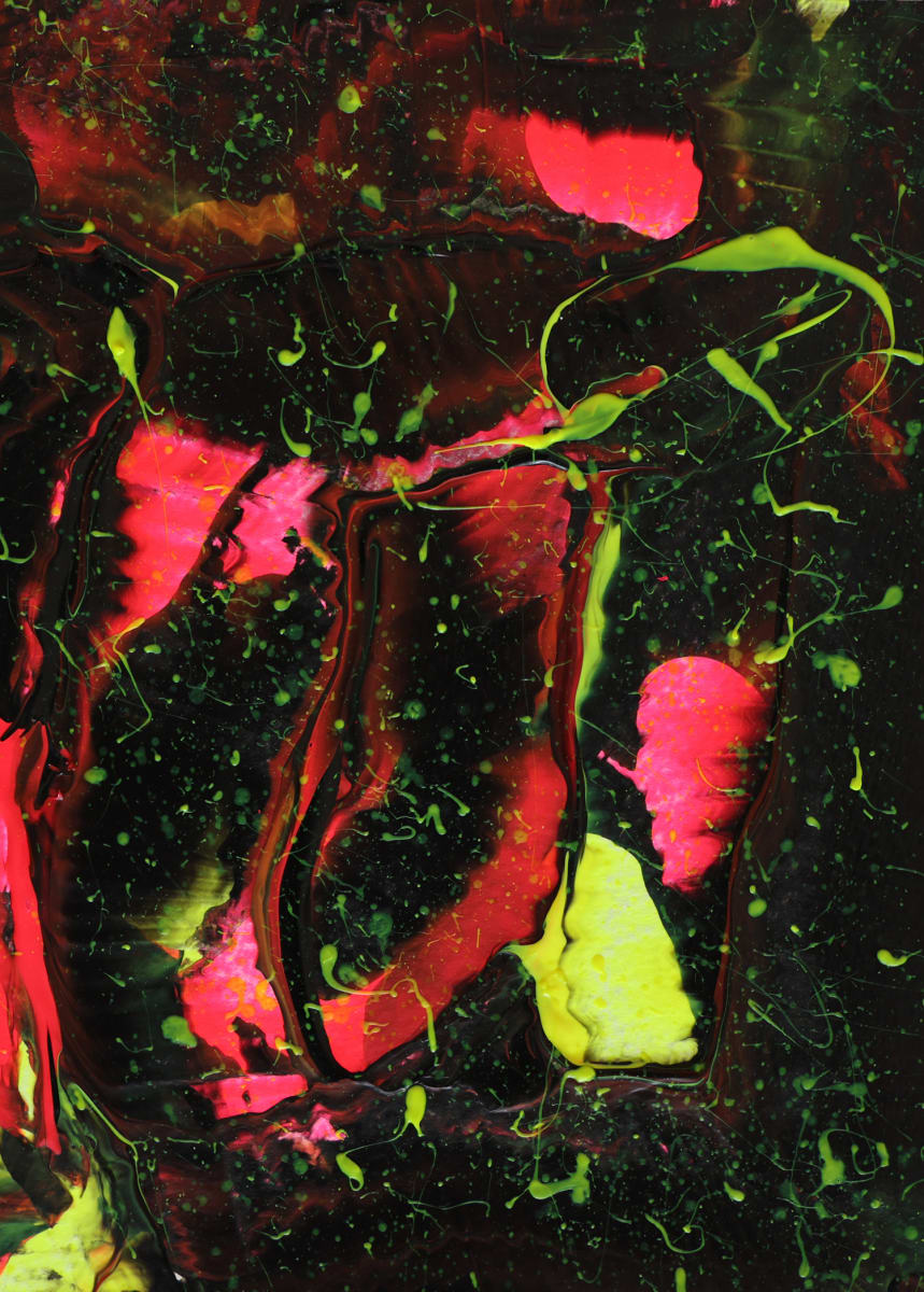 Galaxy - Abstract Expressionism Painting - Bridget Bradley by Bridget Bradley  Image: Galaxy - Abstract Expressionism Painting - Fine Art on Paper - ©Bridget Bradley