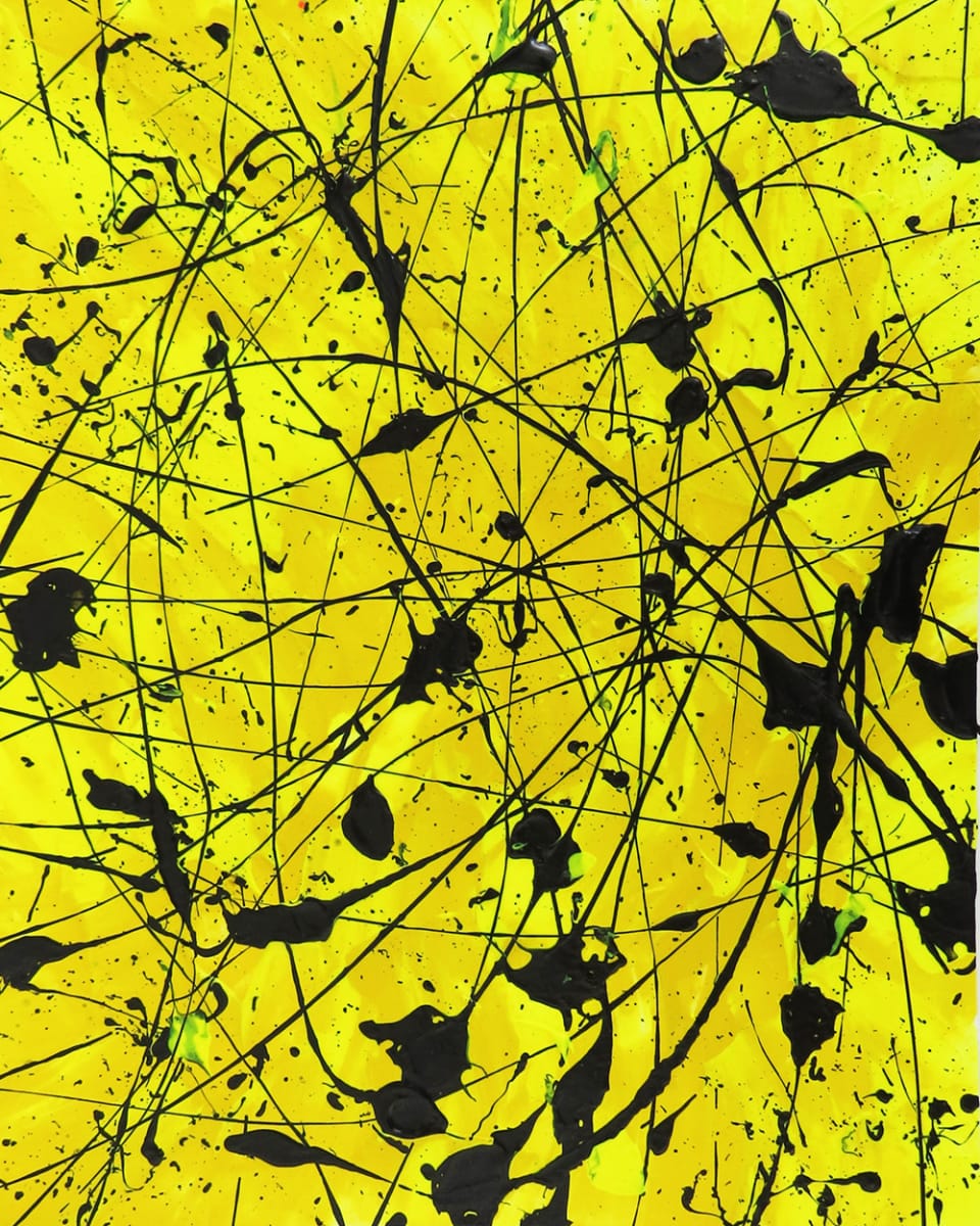 Geometric I by Bridget Bradley  Image: Geometric I - Abstract Expressionism Abstract Painting - © Bridget Bradley