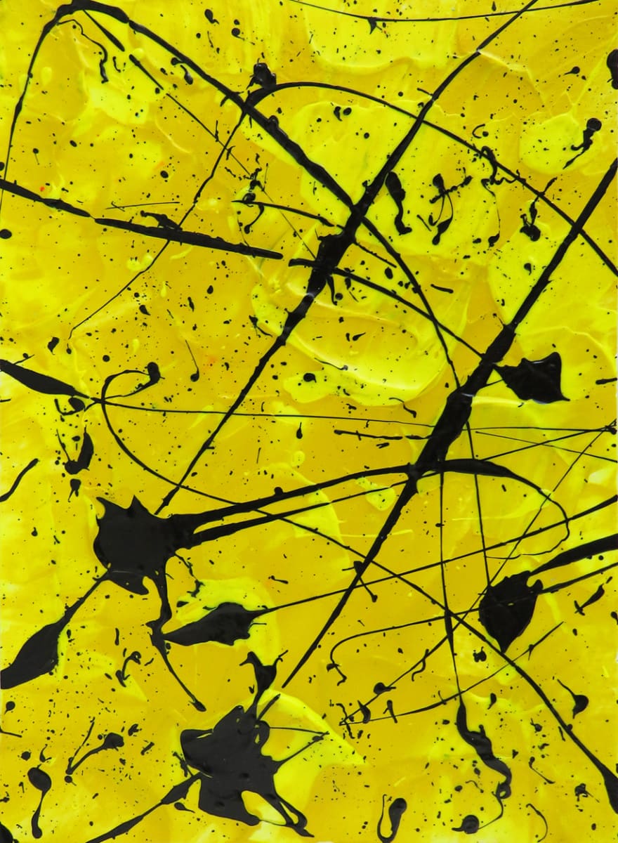 Geometric II by Bridget Bradley  Image: Geometric II - Original Abstract Expressionism Painting - © Bridget Bradley