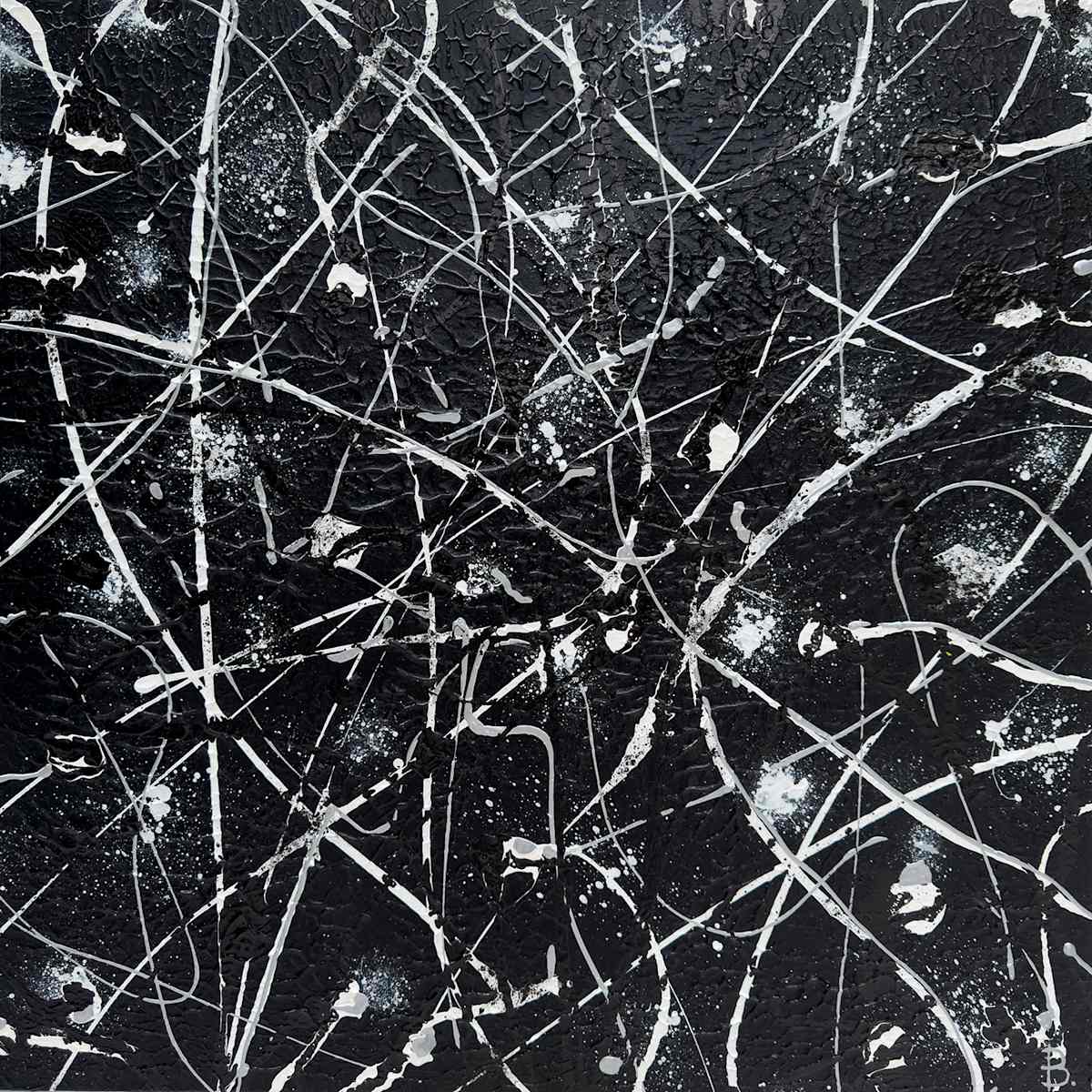 GRAPHITE by Bridget Bradley  Image: Graphite - Original Abstract Painting © Bridget Bradley